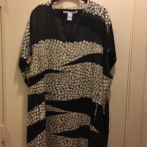 Diane vonFurstenberg Tunic Style Silk Dress Size M